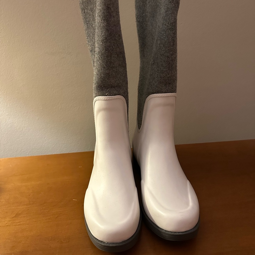 UGG White Winter & Rain Boots